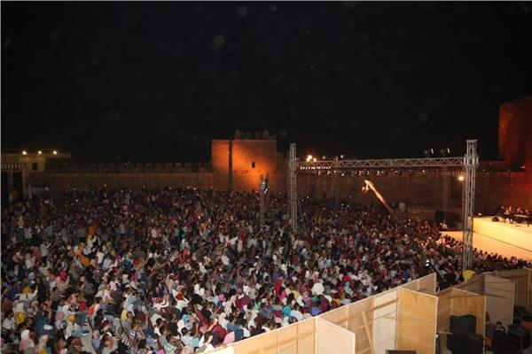 جمهور مهرجان القلعة خلال حفل الختام