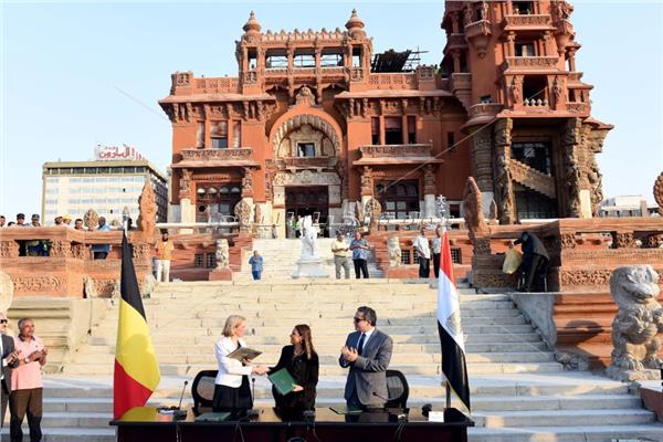 مصر وبلجيكا توقعان مذكرة تفاهم لترميم قصر البارون