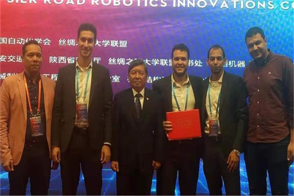جامعة «بنها» تحصل على جائزة التميز في مسابقة الروبوت العالمية بالصين