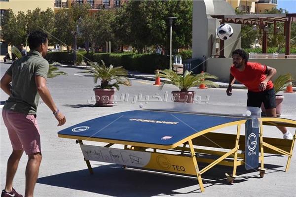 حسام غالي يفوز على أحمد داوود في مباراة بالجونة