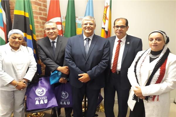مصر تتواجد بقوة في افتتاح مقر اتحاد الجامعات الافريقية بأمريكا الشمالية