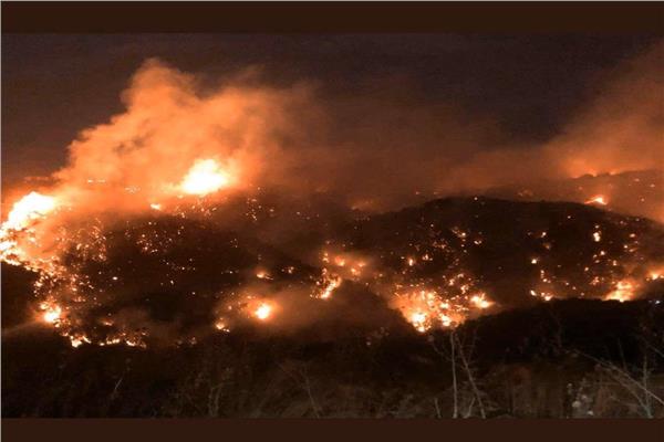 صورة من حريق لبنان