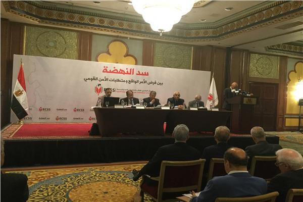 افتتاح مؤتمر "أزمة سد النهضة بين فرض الأمر الواقع ومتطلبات الأمن القومي المصري" 