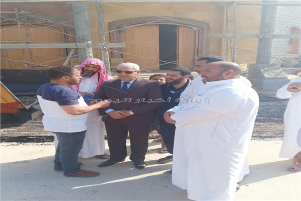 محافظ مطروح يتفقد المشروعات بمدينة الضبعة