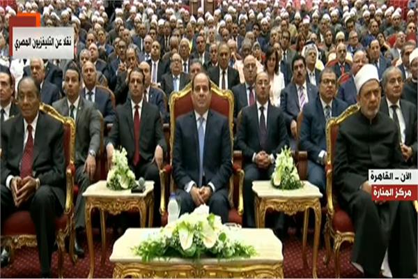 الرئيس السيسى يشهد احتفالية بذكرى المولد النبوى الشريف