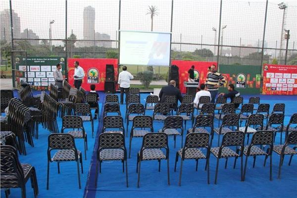مركز شباب الجزيرة يستعد لعرض مباراة مصر ومالي 