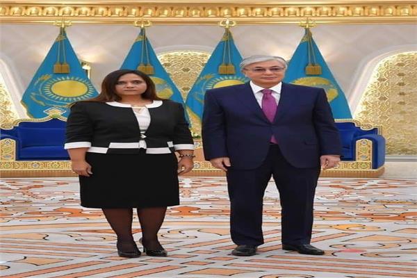 سفيرة مصر الجديدة في كازاخستان منال الشناوي