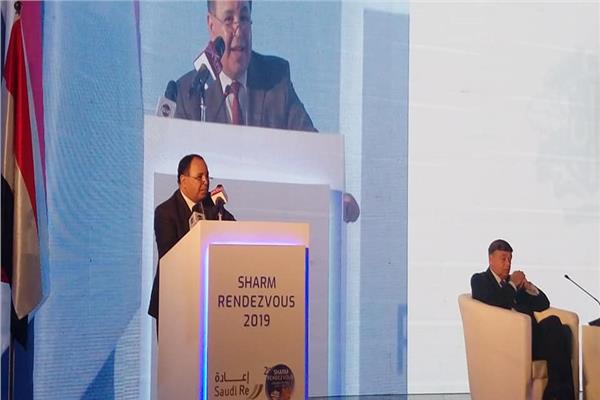 الدكتور محمد معيط وزير المالية خلال كلمته بالمؤتمر السنوي للتأمين 