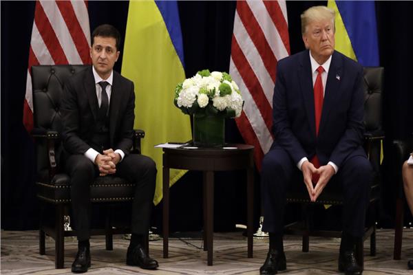 الرئيس الأمريكي دونالد ترامب والرئيس الأوكراني فلاديمير زيلينسكي