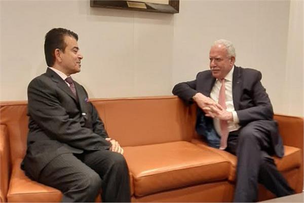 المدير العام للإيسيسكو يلتقى وزير خارجية فلسطين فى باريس