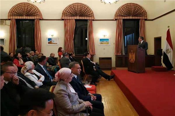  وزارة الاثار: محاضرة لوزير الآثار بالسفارة المصرية في بكين  