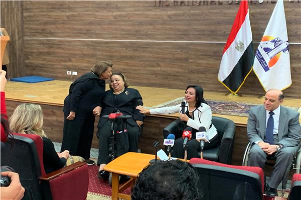 مايا مرسي توجه الشكر لوالدة النائبة هبه هجرس