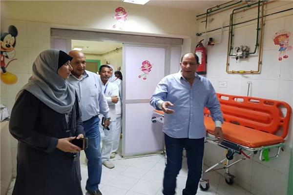 وكيل وزارة الصحة بالقليوبية يتفقد مستشفى حميات بنها للوقوف على مستوى الخدمة