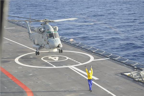 جانب من التدريبات البحرية المصرية