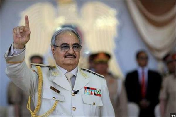 المشير خليفة حفتر، قائد الجيش الوطني الليبي