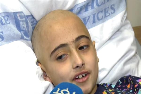 طفلة فلسطينية من قطاع غزة مريضة بالسرطان 