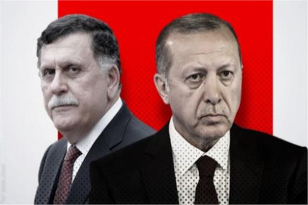 رجب طيب أردوغان وفايز السراج