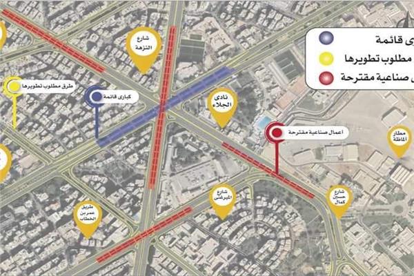  تركيب الاشارات المرورية ومطبات صناعية بمصر الجديدة