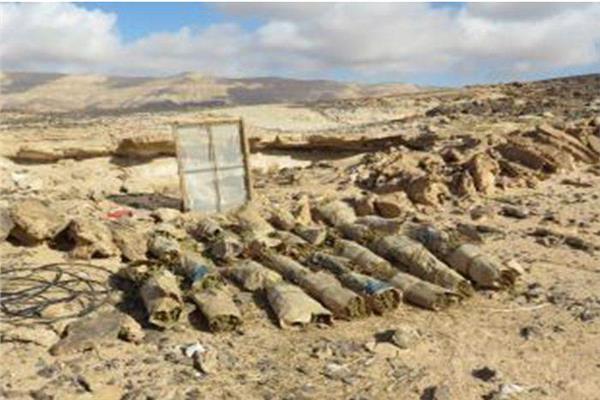 إبادة 283 فدان نباتات مخدرة وضبط 20 طن بانجو في جنوب سيناء