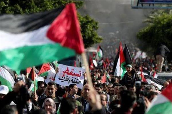 احتجاجات فلسطينية رفضا لخطة السلام الأمريكية