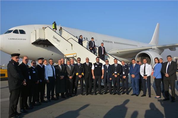 تعرف على جنود الطيران المدني في رحلة عودة المصريين من ووهان
