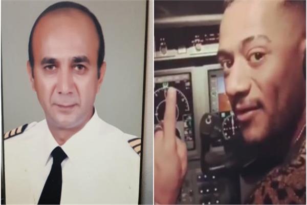 محمد رمضان والكابتن طيار أشرف ابو اليسر