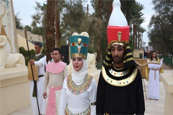 زفاف على الطريقة الفرعونية