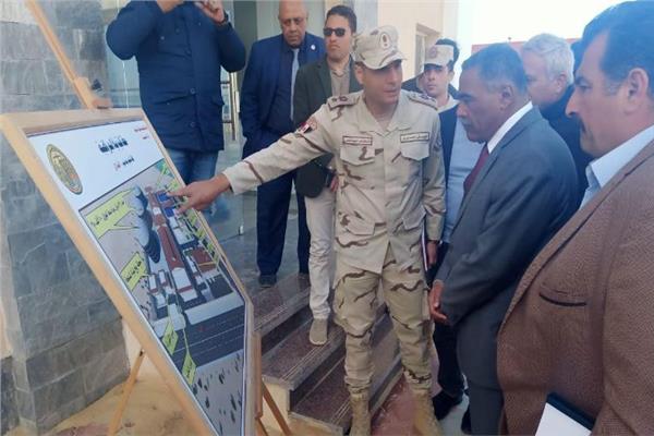 محافظ مطروح يتفقد المشروعات الخدمية بمدينة الضبعة