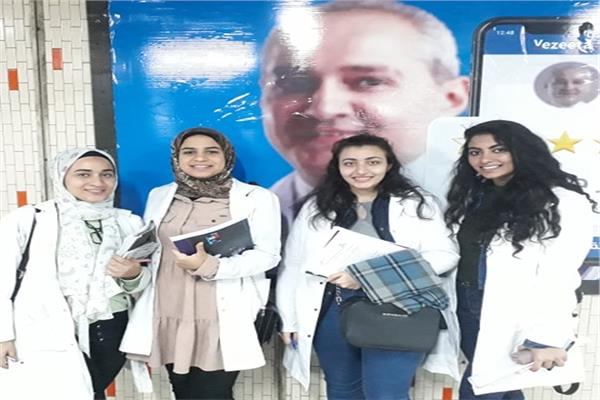 طالبات صيدلة يطلقن حملة توعية ضد فيروس كورونا