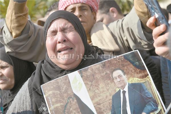 صورة من جنازة الرئيس الراحل حسنى مبارك