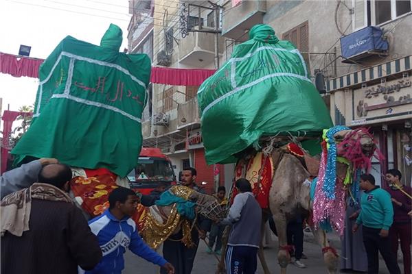بالخيول والرايات الطرق الصوفية بنجع حمادي تحتفل بمولد الشيخ عمران