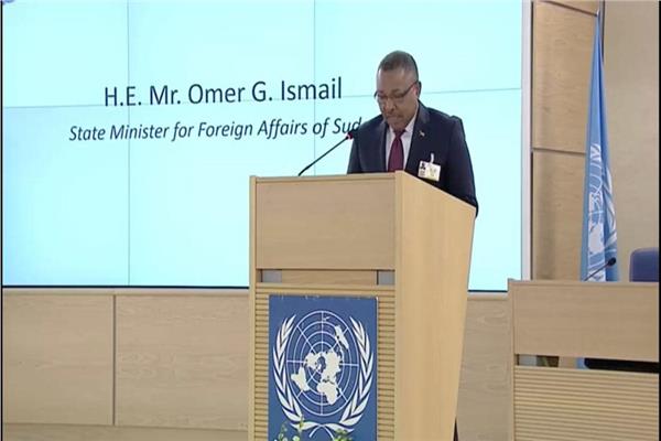 وزير الدولة في وزارة الخارجية السودانية عمر قمرالدين