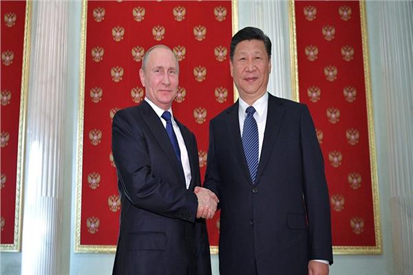 بوتين مع نظيره الصيني 