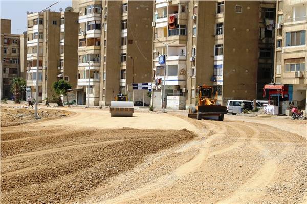 تطوير منطقة النواه وشوارع حي فيصل بالسويس
