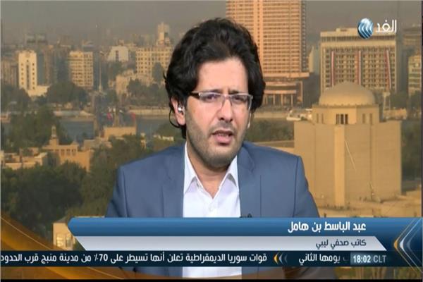 الكاتب الصحفي عبد الباسط بن هامل رئيس تحرير جريدة الساعة الليبية 
