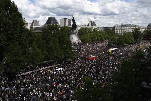 تظاهرات فرنسية ضد العنصرية