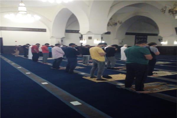 أول صلاة جماعة في المسجد الجامع