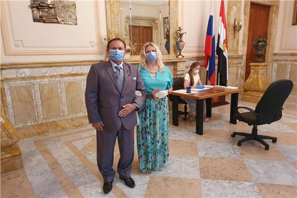 روسية زوجة قاضى مصرى