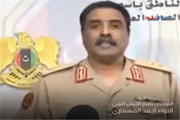 اللواء أحمد المسماري المتحدث باسم  الجيش  الوطنى الليبي