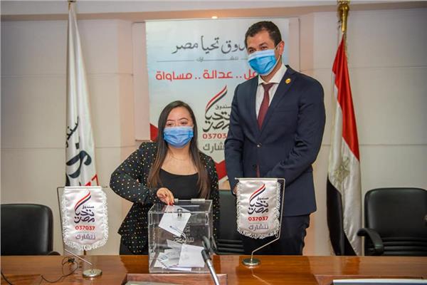  أبطال مبادرة مصر تستطيع يتبرعون في صندوق تحيا مصر لدعم الجيش الأبيض