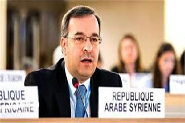 السفير حسام الدين آلا مندوب سوريا الدائم لدى مكتب الأمم المتحدة والمنظمات الدولية في جنيف