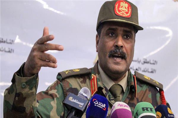  اللواء أحمد المسماري المتحدث الرسمي باسم القيادة العامة للقوات المسلحة الليبية