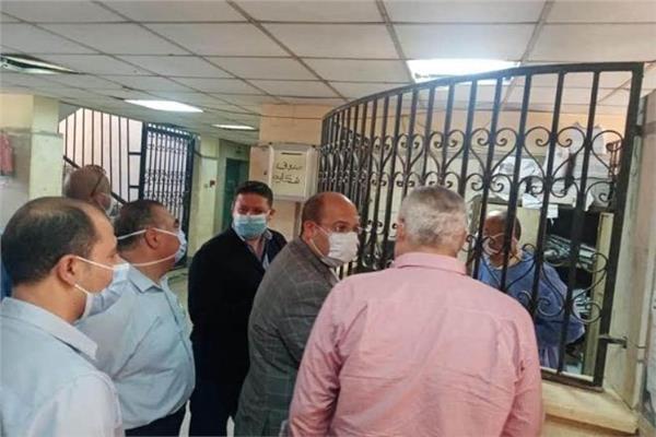 نائب محافظ الجيزة يتفقد مستشفى مبارك المركزي وأوسيم