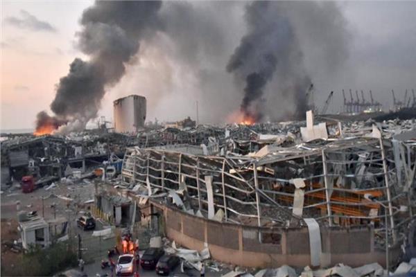 الانفجار ميناء العاصمة بيروت