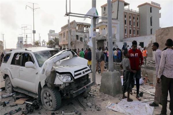 حادث التفجير الإرهابي الذي استهدف فندقا في العاصمة الصومالية مقديشو