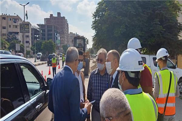 محافظ القليوبية يتفقد بدء اعمال تطوير شارع فريد ندا بمدينة بنها