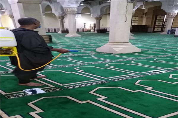 تعقيم المساجد قبل صلاة الجمعة