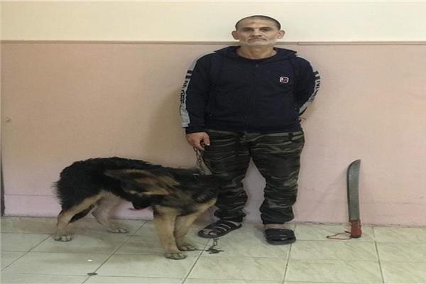  ضبط "أبو وديع" لترويعه المواطنين بسيف وكلب بالإسكندرية  