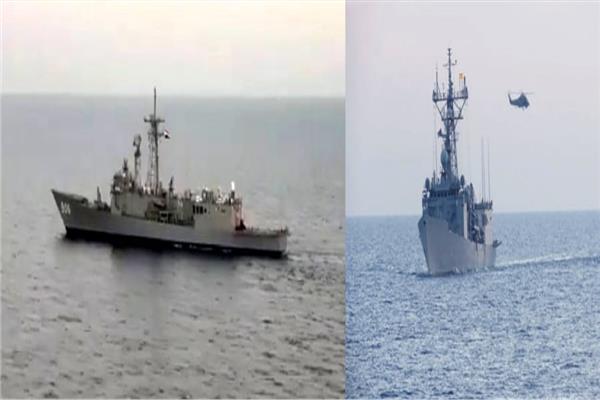 البحرية المصرية والأسبانية تنفذان تدريباً بحرياً عابراً بالبحر المتوسط