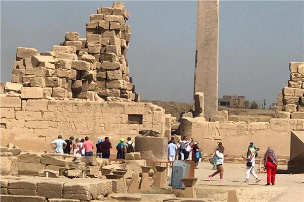 توافد السياح على المناطق الأثرية المصرية 